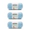 Bernat Softee Baby Cotton Dusk Sky Yarn - 3 Pack of 120g/4.25oz - Blend - 3 DK (Light) - 254 Yards - Knitting/Crochet